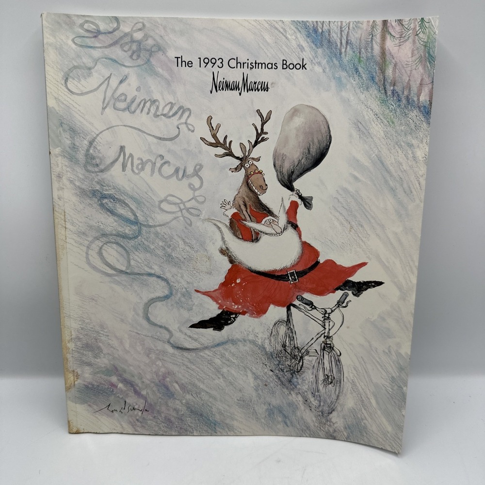 Neiman Marcus The 1993 Christmas Book Holiday Catalog Illustrated Paperback‎